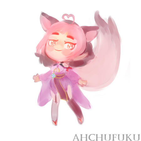 Chibi Sakae commission by Andy (aka Skullkittyboy1 /Ahchufuku) on Twitter